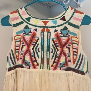 Anthropologie Gryphon New York Embroidered Sunshine Dress Size XS